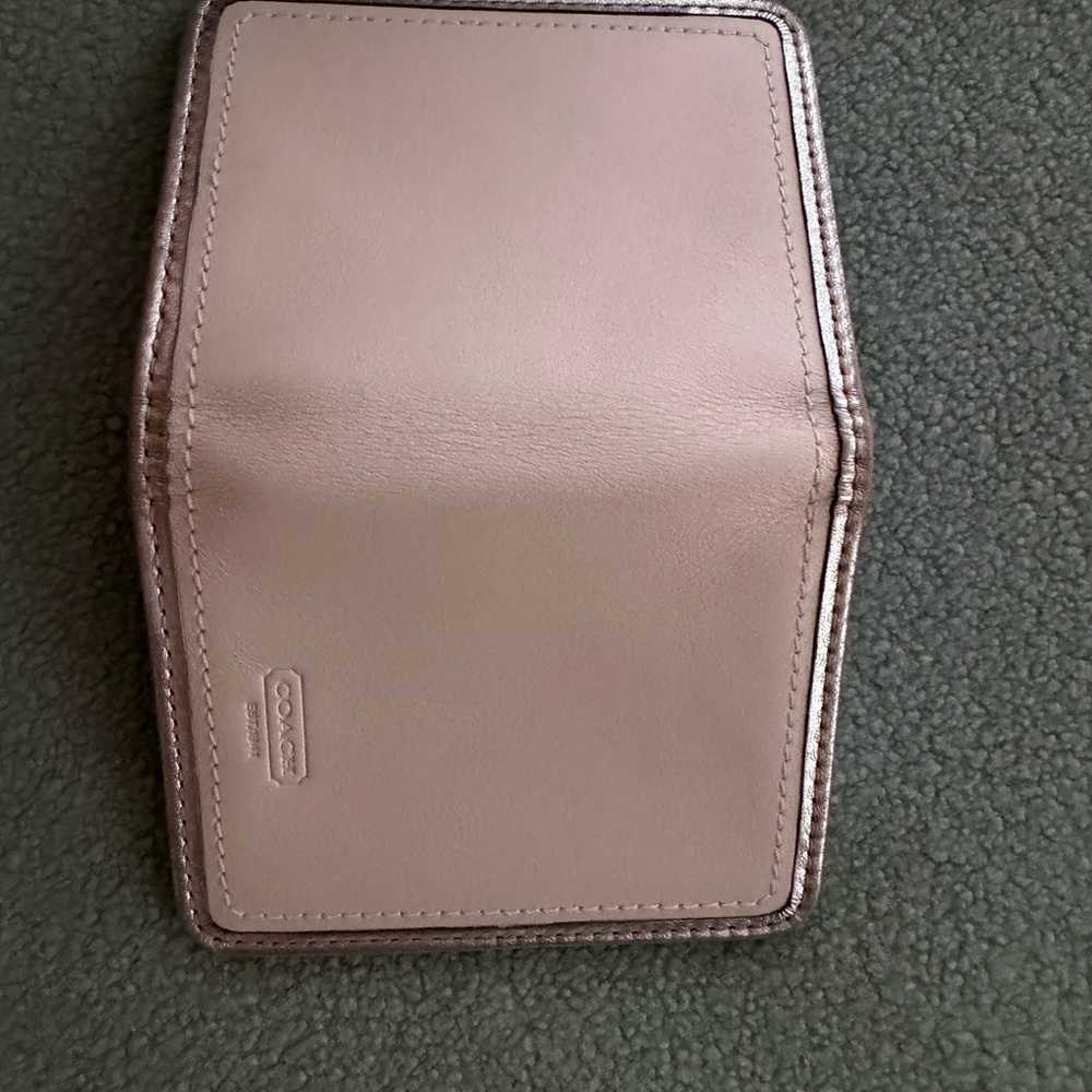 Coach Cream and Brown Fur Accent Bag - Picture 7 of 7